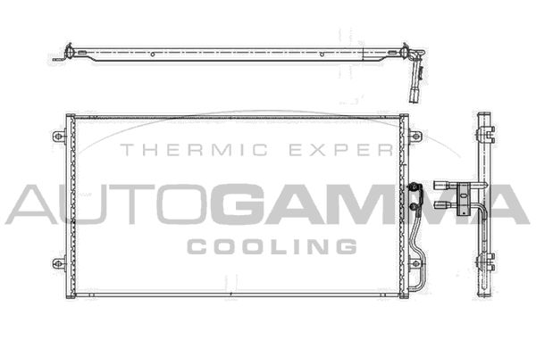 AUTOGAMMA Kondensaator,kliimaseade 101748