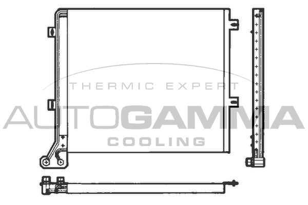 AUTOGAMMA Конденсатор, кондиционер 101829