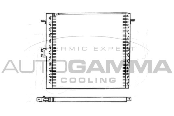 AUTOGAMMA Конденсатор, кондиционер 101845