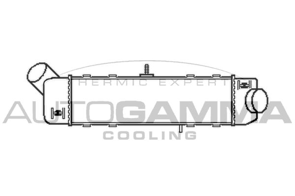AUTOGAMMA Kompressoriõhu radiaator 101957
