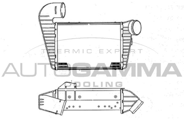 AUTOGAMMA Интеркулер 101963