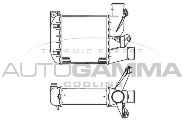 AUTOGAMMA Интеркулер 102024