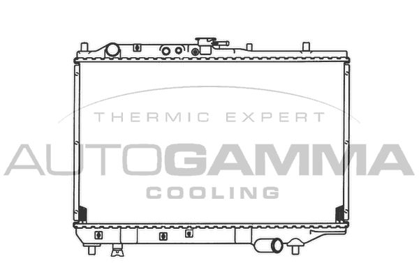 AUTOGAMMA Radiaator,mootorijahutus 102135