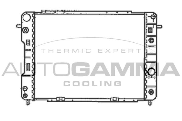 AUTOGAMMA Radiaator,mootorijahutus 102259