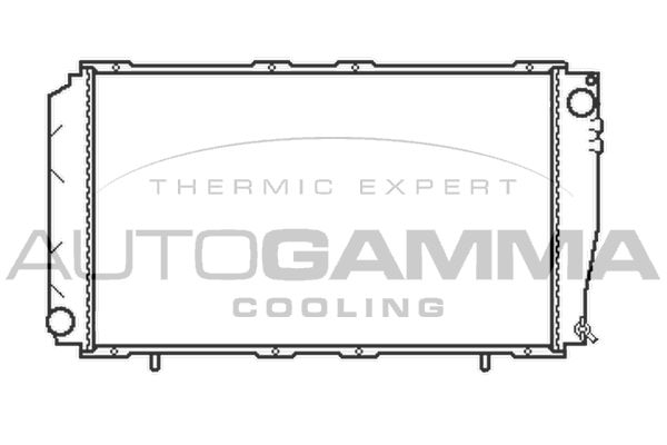 AUTOGAMMA Radiaator,mootorijahutus 102310