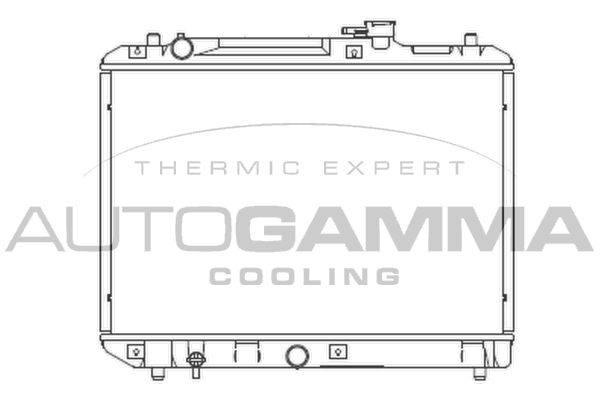 AUTOGAMMA Радиатор, охлаждение двигателя 102320