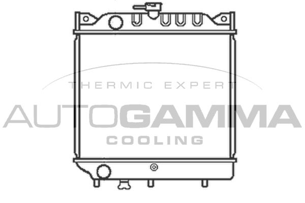 AUTOGAMMA Radiaator,mootorijahutus 102332