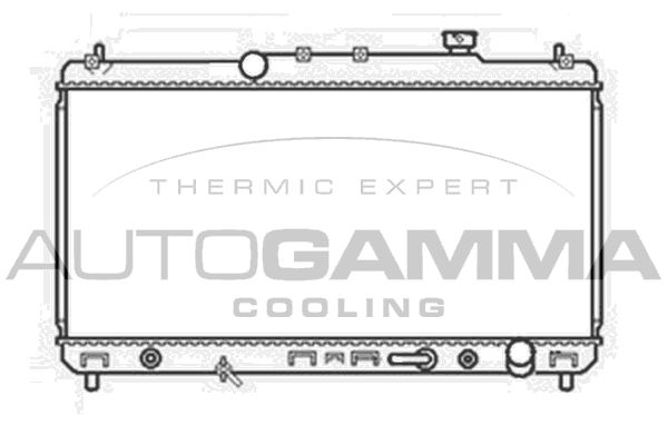 AUTOGAMMA Radiaator,mootorijahutus 102355