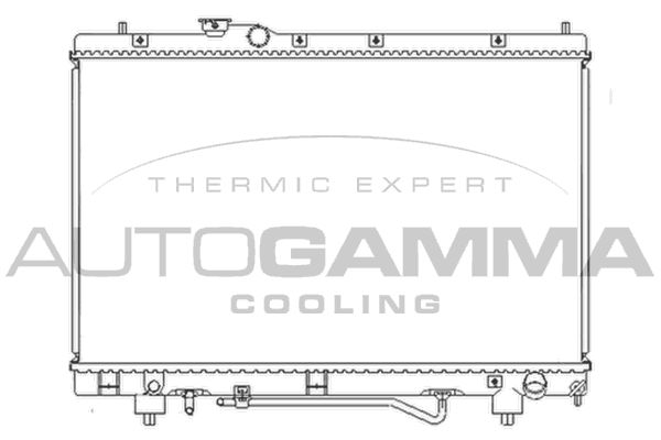 AUTOGAMMA Radiaator,mootorijahutus 102371