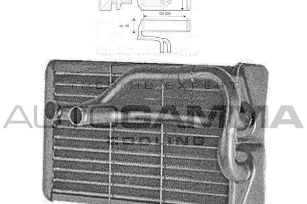 AUTOGAMMA Soojusvaheti,salongiküte 102466