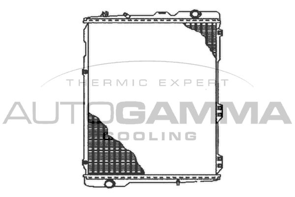 AUTOGAMMA Radiaator,mootorijahutus 102524