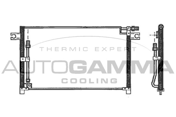 AUTOGAMMA Kondensaator,kliimaseade 102723