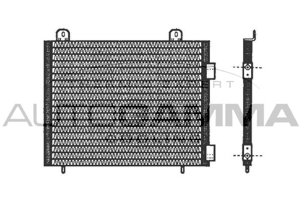 AUTOGAMMA Конденсатор, кондиционер 102773