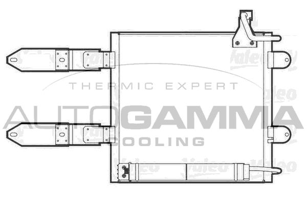 AUTOGAMMA Kondensaator,kliimaseade 102780