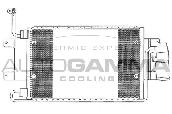 AUTOGAMMA Конденсатор, кондиционер 102782