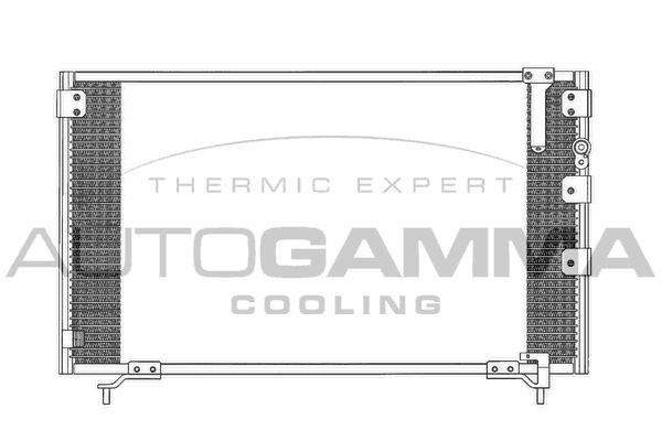 AUTOGAMMA Конденсатор, кондиционер 102807
