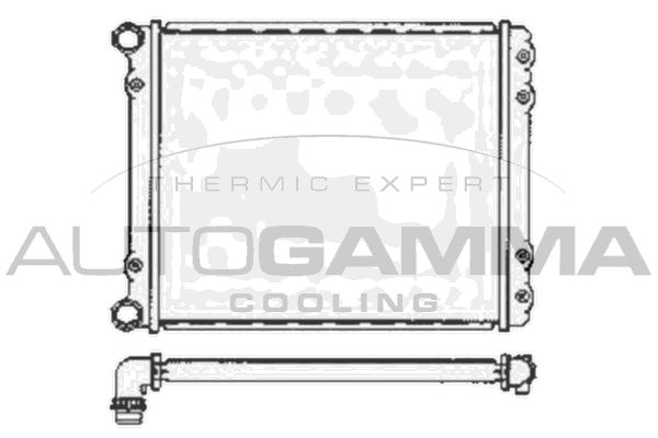 AUTOGAMMA Radiaator,mootorijahutus 102895