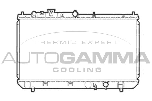 AUTOGAMMA Радиатор, охлаждение двигателя 103187