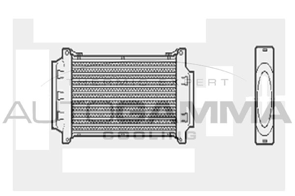 AUTOGAMMA Kompressoriõhu radiaator 103203