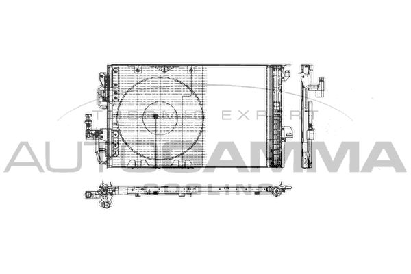 AUTOGAMMA Kondensaator,kliimaseade 103243