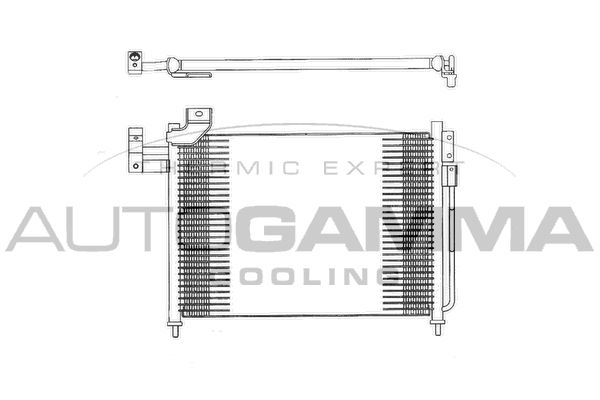 AUTOGAMMA Конденсатор, кондиционер 103314