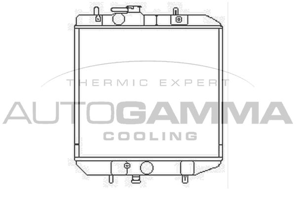 AUTOGAMMA Radiaator,mootorijahutus 103404