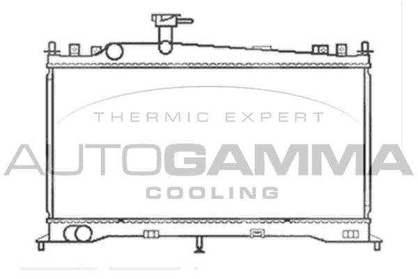 AUTOGAMMA Radiaator,mootorijahutus 103438