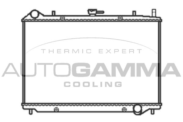 AUTOGAMMA Radiaator,mootorijahutus 103515