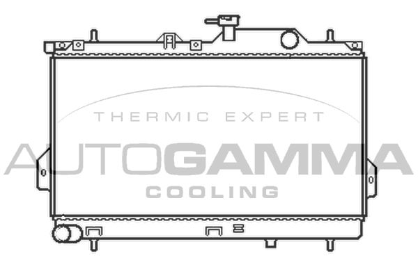 AUTOGAMMA Radiaator,mootorijahutus 103703