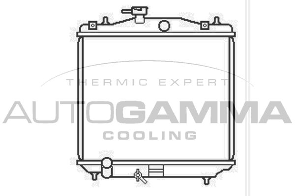 AUTOGAMMA Radiaator,mootorijahutus 103780