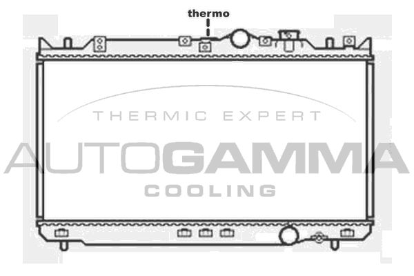 AUTOGAMMA Radiaator,mootorijahutus 103802