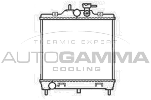 AUTOGAMMA Радиатор, охлаждение двигателя 103820