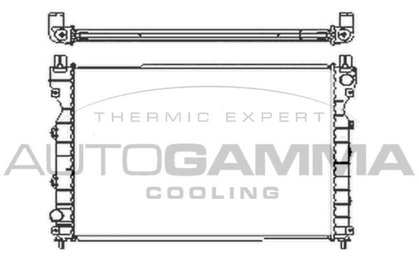 AUTOGAMMA Radiaator,mootorijahutus 103867