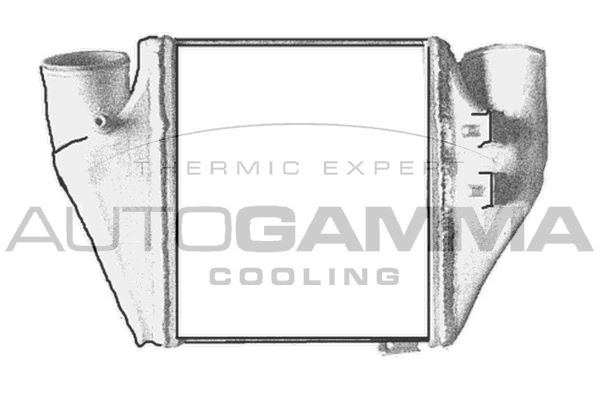 AUTOGAMMA Kompressoriõhu radiaator 103883