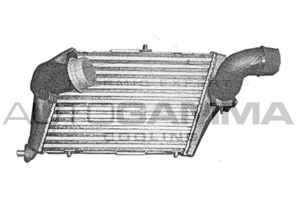 AUTOGAMMA Kompressoriõhu radiaator 103886