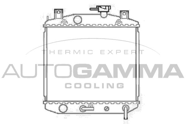 AUTOGAMMA Radiaator,mootorijahutus 103906