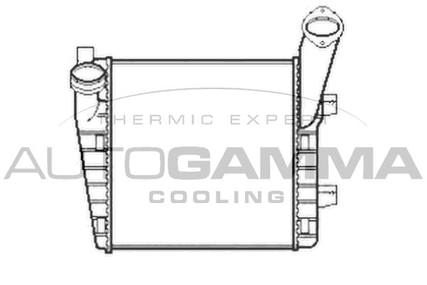 AUTOGAMMA Kompressoriõhu radiaator 103949