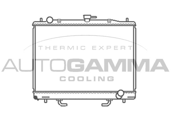 AUTOGAMMA Radiaator,mootorijahutus 103963