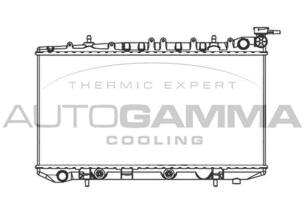 AUTOGAMMA Radiaator,mootorijahutus 103973