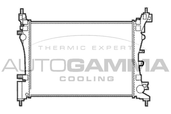 AUTOGAMMA Radiaator,mootorijahutus 103985