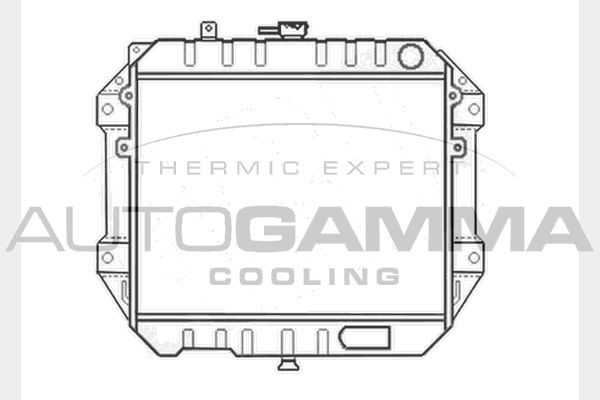 AUTOGAMMA Radiaator,mootorijahutus 104041