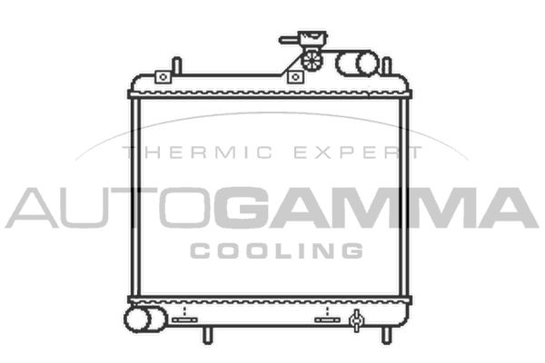 AUTOGAMMA Radiaator,mootorijahutus 104082