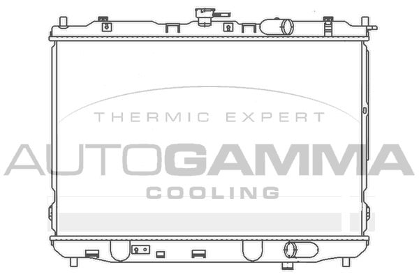 AUTOGAMMA Radiaator,mootorijahutus 104173