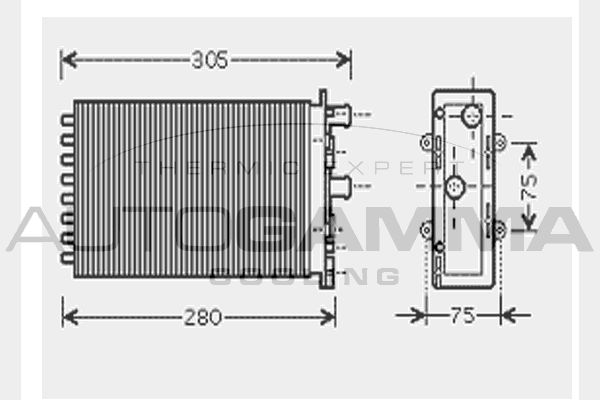 AUTOGAMMA Soojusvaheti,salongiküte 104429