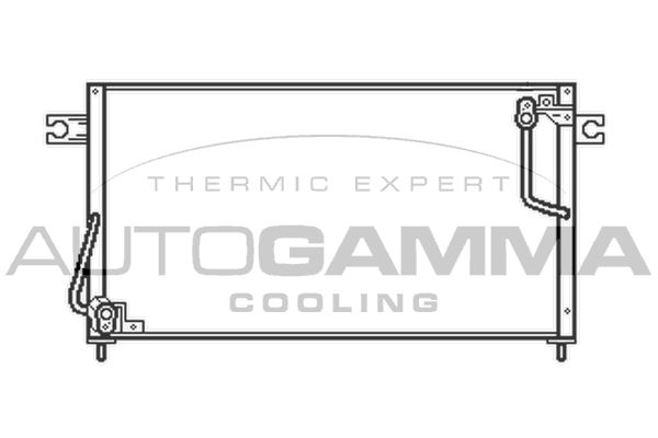 AUTOGAMMA Конденсатор, кондиционер 104460