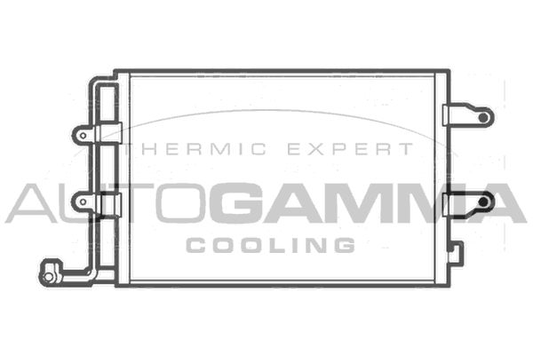 AUTOGAMMA Конденсатор, кондиционер 104576