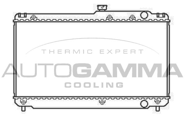 AUTOGAMMA Radiaator,mootorijahutus 104669