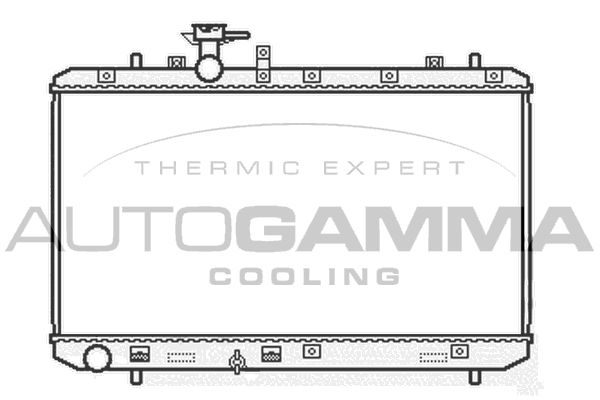 AUTOGAMMA Radiaator,mootorijahutus 104824