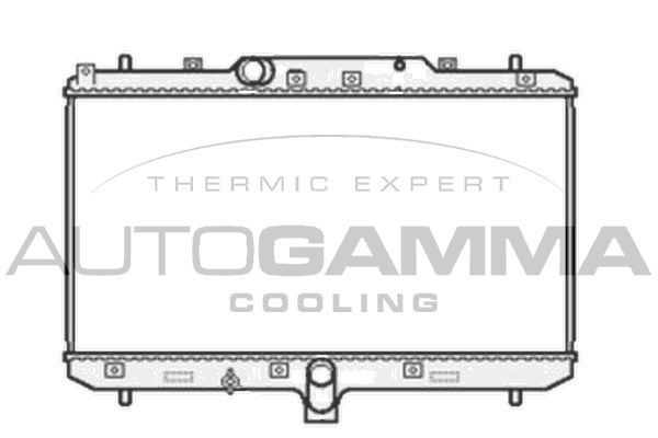 AUTOGAMMA Radiaator,mootorijahutus 104825