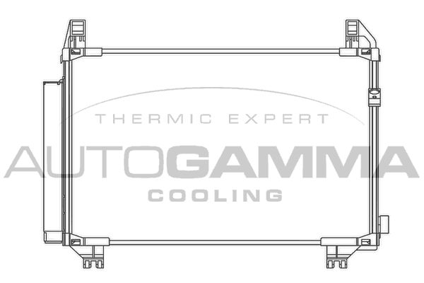 AUTOGAMMA Конденсатор, кондиционер 104828